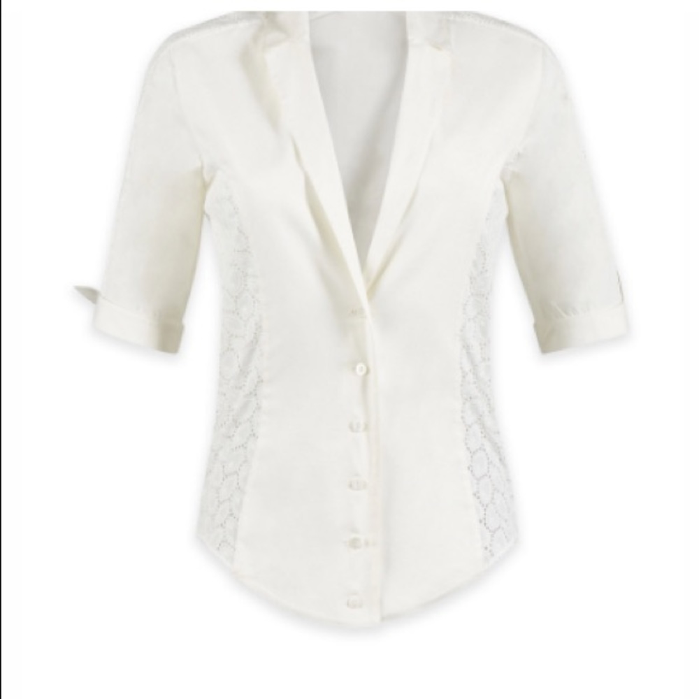 Anne Fontaine button down white shirt
